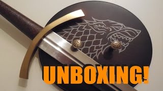 ROBB STARKS SWORD from VALYRIAN STEEL  UNBOXING [upl. by Maudie780]