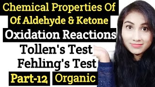 Oxidation Reactions Of Aldehyde amp KetoneTollens Test amp Fehlings TestNJCHEMISTRYPart12Organic [upl. by Ydennek]