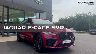 The incredible Jaguar FPACE SVR Harwoods Jaguar Basingstoke [upl. by Anelav720]