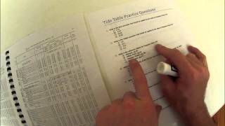 Tide Tables Video Lecture and Practice Problems [upl. by Ailegna]