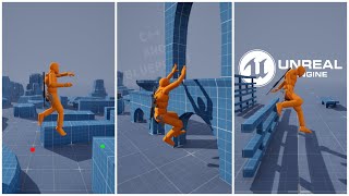 UE54  Full Traversal amp Parkour System v10 Works With Movable Objects  Download [upl. by Ahsiei]