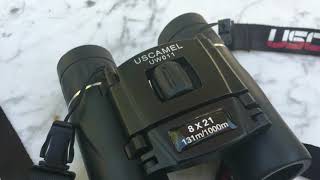 USCAMEL 8x21 binoculars review [upl. by Graniah]