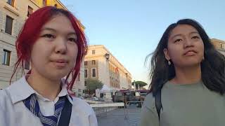 Italy walking around Rome part 1 [upl. by Ahsii194]