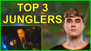 Top 3 Junglers In EU [upl. by Aretha849]