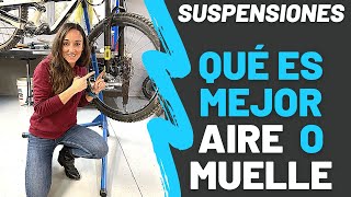 Suspensiones ⁉️QUÉ ES MEJOR AIRE o MUELLE⁉️💥 Elegir bien horquilla y tu amortiguador  Marc Casals [upl. by Wendelina]