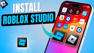 How to Download Roblox Studio on iPhone  Get Roblox Studio on Home screen [upl. by Klayman]