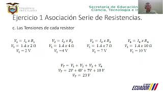 Clase Electrotecnia Asociación de Resistencias Serie y Paralelo [upl. by Azarcon]