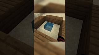 Water block in Minecraft viralshort [upl. by Nelloc200]