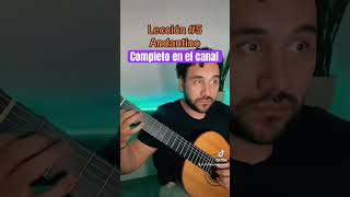 Lección 5 Carulli andantino guitarraclásica principiantes carulli andantino método tecnica [upl. by Argyres]