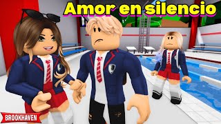 AMOR EN SILENCIO  Roblox Brookhaven rp  Mini Pelicula  Historia de Roblox [upl. by Anelram649]