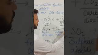 Thermal decomposition reaction chemistry chemicalreactionsandequationsclass10education [upl. by Eelyac]