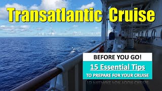 Transatlantic PreCruise Tips 15 Essential Tips to Prepare For Your Cruise royalcaribbean [upl. by Efal]