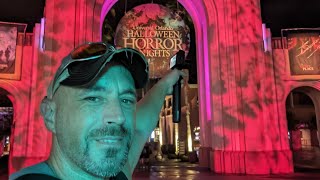 FIRST NIGHT ATTENDING HALLOWEEN HORROR NIGHTS 33 at Universal Orlando🎃🎃 [upl. by Euqirdor]