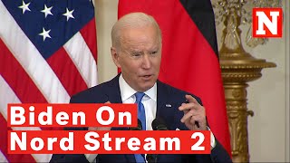 Biden ‘Promises’ To Stop Nord Stream 2 Pipeline If Russia Invades Ukraine [upl. by Royden]