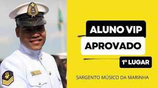 4 APROVADO EM 1º LUGAR PARA SARGENTO MÚSICO DA MARINHA DO BRASIL [upl. by Austine]