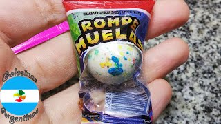 Rompemuelas Gragea Caramelo Duro sabor Tutti Frutti La Dolce  Gobstopper  Jawbreaker [upl. by Pomcroy]