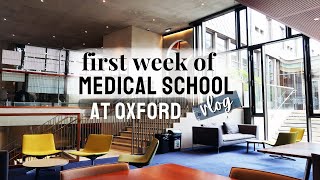 WEEK IN THE LIFE of a Medical Student at Oxford  first week of term vlog [upl. by Smitt808]