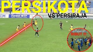 HIGHLIGHTPERSIKOTA VS PERSIRAJAAKIBAT GOL DIANULIRliga 2 pegadaian [upl. by Lehcor]