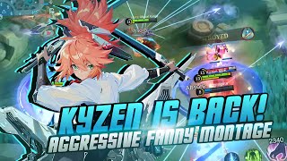 AFTER 6 MONTHS OF INACTIVITY IM BACK AGGRESSIVE FANNY MONTAGE  MLBB [upl. by Alby]