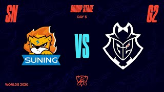 SN vs G2｜Worlds 2020 Group Stage Day 5 Game 6 [upl. by Jay]