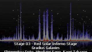 Stage 03  Red Solar Inferno Stage  Gradius Galaxies [upl. by Dunham363]