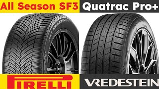 Pirelli Cinturato All Season SF3 vs Vredestein Quatrac Pro [upl. by Haisoj]