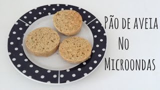 Pão de aveia no microondas [upl. by Dave]