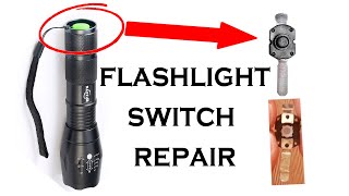 How to fix DimFlickering LED flashlight  Torch switch repair  Laser TailCap Disassembly [upl. by Etheline]