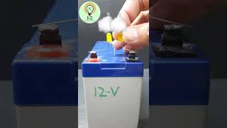 Experiment of various configuration of LEDs with 12v battery shorts [upl. by Ettennan835]