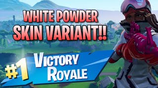 New White Powder Skin Variant 9 Elims  Fortnite Battle Royale Gameplay [upl. by Caitlin]