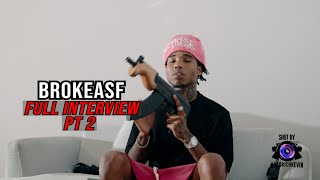 BROKEASF Passes Out Pulls Gun on Interview 20 Kids STDS 5 Red Flags Getting Shot Sexyy Red PT 2 [upl. by Quinton]