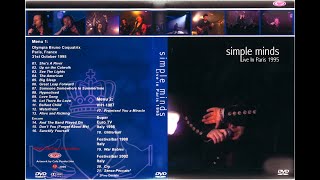 50 FPS Complete WDR Source Simple Minds Live  Paris France 1995 [upl. by Assej]