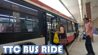 TTC 82 Bus Ride from Rosedale Station to Summerhill Round Trip 8572 [upl. by Jobina]