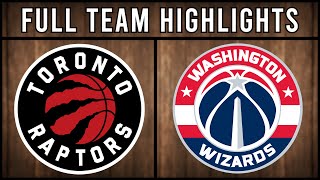 Toronto Raptors vs Washington Wizards  Full Team Highlights  Nov 13 2023 [upl. by Aniratac167]