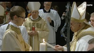 Pope Francis presided over the Easter Vigil Mass 2023  Highlights [upl. by Colwen]