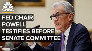 Federal Reserve Chair Powell testifies before the Senate committee on monetary policy — 3724 [upl. by Eiddet]