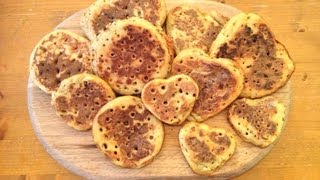 Homemade Crumpets Recipe  MYVIRGINKITCHEN [upl. by Suivatal]