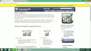 Selenium WebdriverEm PortuguêsAula 1Configuração [upl. by Gorrono]