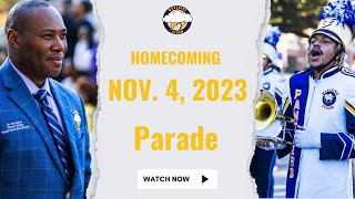 Homecoming Parade  PVAMU Marching Storm  2023 [upl. by Etti]