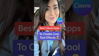 Best Canva Apps To Create Cool Text Effects 🤯 canvatips canvatutorial [upl. by Jessey]