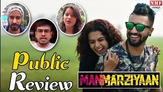 Manmarziyan Public Review  Vicky Kaushal Taapsee Pannu  Abhishek Bachchan [upl. by Kunkle17]