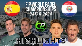 PAQUITO amp RUIZ VS MILTOS amp POPOVICH  GROUPS  FIP WORLD PADEL CHAMPIONSHIPS 2024  HIGHLIGHTS [upl. by Scotney]