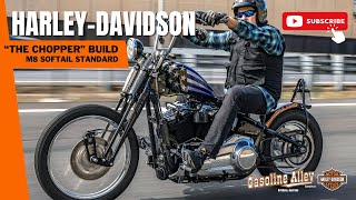 The GAHD M8 Softail Standard quotThe Chopperquot Build Chat harleydavidson customharley oldschool [upl. by Hayila]