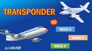 What is a Transponder  Different Modes of Transponders  Advantage of Transponder on an Aircraft [upl. by Nelehyram]