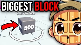 Becoming The BIGGEST BLOCK in Roblox [upl. by Hackathorn56]