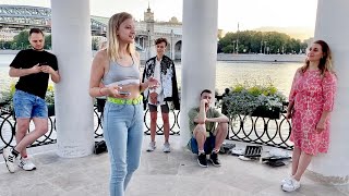 Moscow LIVE Gorky Park Dancing and Poetry Jam July 12 2022 [upl. by Hawger]