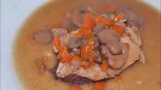 Recette cookeo longe de porc façon bourguignon [upl. by Nolak450]