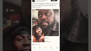 Faizon Love speaks on Diddys recent arrest and says quotWhen has being nasty been a federal crimequot [upl. by Toile728]