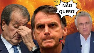 BOLSONARO VETA FILIAÇÃO DO RONALDO CAIADO NO PL [upl. by Almond654]