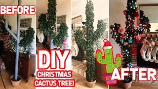 DIY CHRISTMAS CACTUS TREE  DIY CHRISTMAS TREE [upl. by Thgirw826]